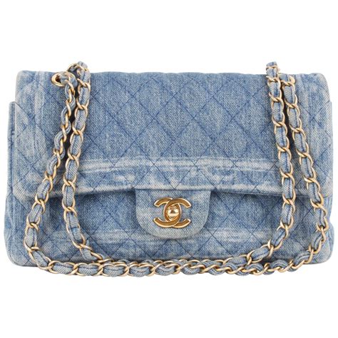 chanel denim bags 2019|Chanel denim bag for sale.